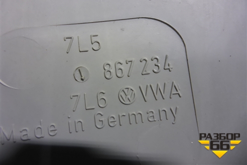 Обшивка стойки лобового стекла правая (7L6867234) для Volkswagen Touareg c 2002-2010г (Туарег)