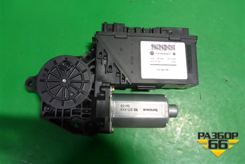 Моторчик стеклоподъёмника задний левый (7L0959703) для Volkswagen Touareg c 2002-2010г (Туарег)