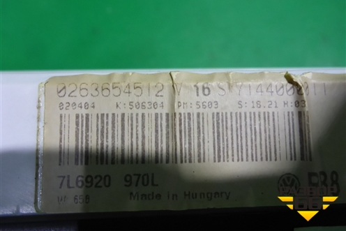 Щиток приборов АКПП (милях) (7L6920871H) для Volkswagen Touareg c 2002-2010г (Туарег)