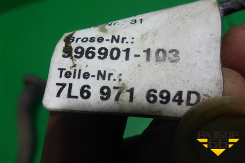 Проводка двери задней левой (7L6971694) для Volkswagen Touareg c 2002-2010г (Туарег)