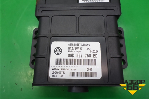 Блок управления АКПП (09D927750BD) для Volkswagen Touareg c 2002-2010г (Туарег)