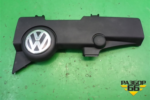 Накладка декоративная на двигатель (задняя) (022103925BA) для Volkswagen Touareg c 2002-2010г (Туарег)