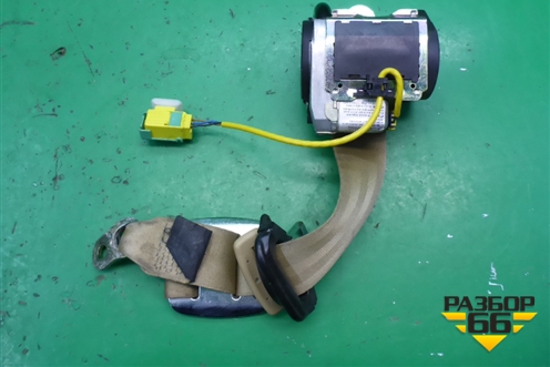 Ремень безопасности задний левый с пиропатроном для Volkswagen Touareg c 2002-2010г (Туарег)