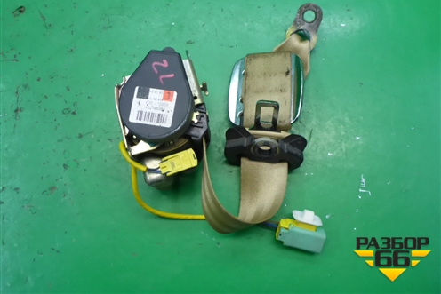 Ремень безопасности задний левый с пиропатроном для Volkswagen Touareg c 2002-2010г (Туарег)