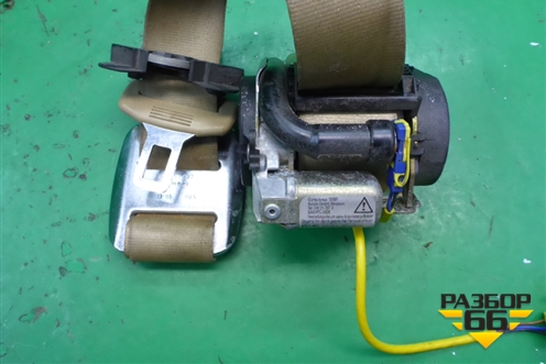 Ремень безопасности задний правый с пиропатроном для Volkswagen Touareg c 2002-2010г (Туарег)