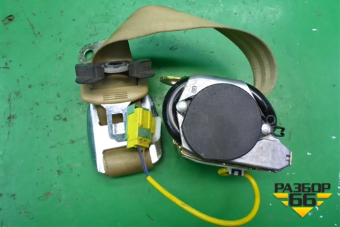 Ремень безопасности задний правый с пиропатроном для Volkswagen Touareg c 2002-2010г (Туарег)