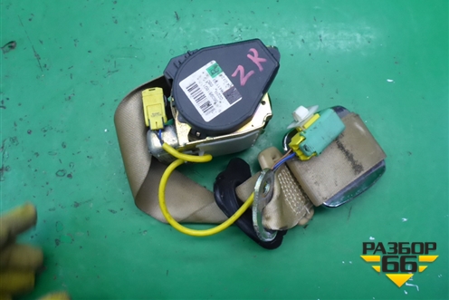 Ремень безопасности задний правый с пиропатроном для Volkswagen Touareg c 2002-2010г (Туарег)