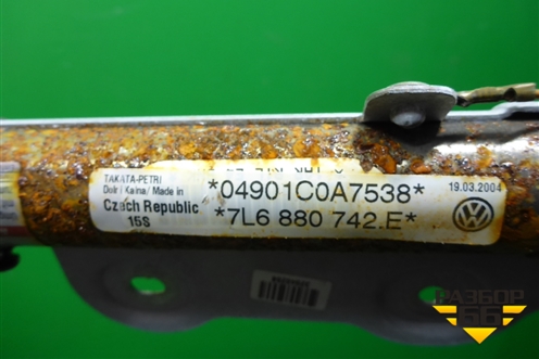 Подушка безопасности боковая шторка правая (7L6880742E) для Volkswagen Touareg c 2002-2010г (Туарег)