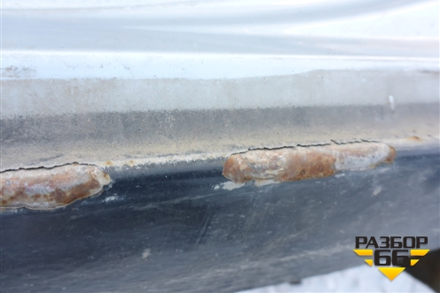 Порог со стойкой левый для Volkswagen Touareg c 2002-2010г (Туарег)