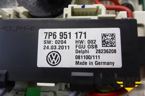 Плафон салонный (7P6951171) для Volkswagen Touareg с 2010-2018г (Туарег)