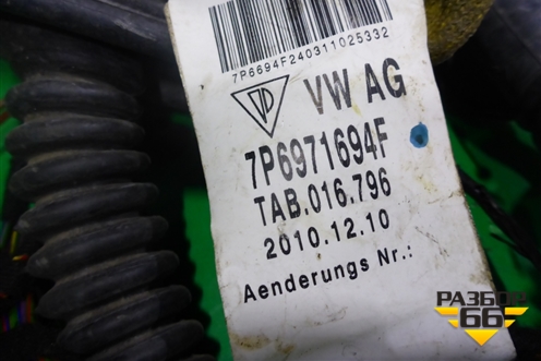 Проводка двери задней правой (7P6971694F) для Volkswagen Touareg с 2010-2018г (Туарег)