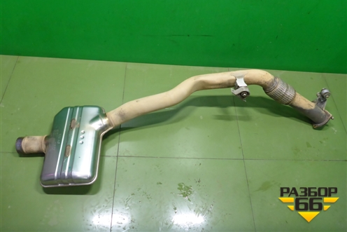 Глушитель средняя часть (4M0253211P) для Audi Q7 c 2015г (Ку 7)