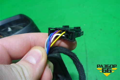 Зеркало правое электрическое (6 контактов с повторителем) (5JB857502J) для Skoda Rapid с 2013г (Рапид)