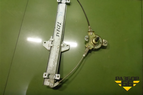 Стеклоподъёмник механический задний левый для Chevrolet Lanos с 2004г (Ланос)