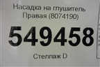 Насадка на глушитель (правая) (8074190) для BMW X5 G05 с 2018г (Х5 Г05)