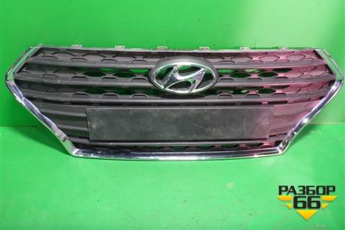Решетка радиатора (до 2020г) (86351H5000) для Hyundai Solaris с 2017г (Солярис)