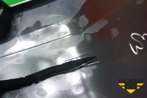 Бампер задний (до 2009г) (8200576893) для Renault Logan с 2004-2015г (Логан)