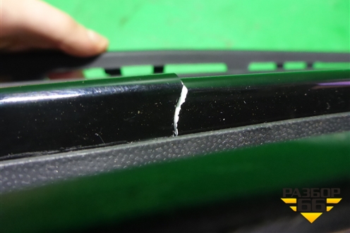 Решетка в передний бампер центральная (после 2015г дубликат новая) (VWL05B011700) для Volkswagen Polo (седан) с 2010г (Поло)