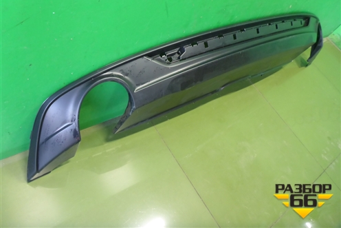 Юбка заднего бампера (S-Line) (8W6807521C) для Audi A5/S5 с 2016г (А5/С5)