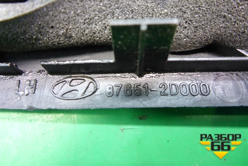 Накладка двери передней левой уголок (876512D000) для Hyundai Elantra 3 (XD) с 2000-2010г (Элантра)