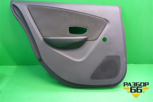 Обшивка двери задней левой под механику для Nissan Almera G15 с 2012г (Альмера Г15)
