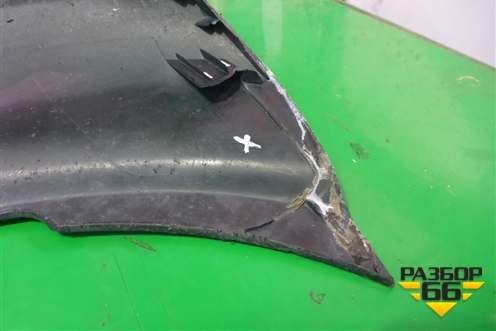 Юбка заднего бампера (до 2015г седан) (866124Y000) для Kia Rio с 2011-2016г (Рио 3)