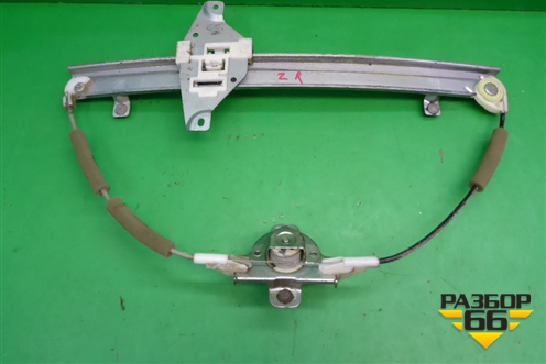 Стеклоподъёмник механический задний правый для Chevrolet Aveo (T250) с 2005-2011 (Авео Т250)