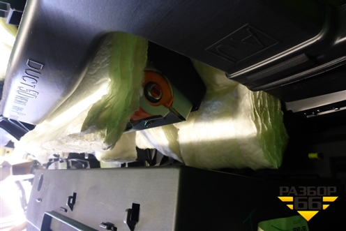 Торпедо с AIR BAG (правый руль) (66204AJ000) для Subaru Legacy Outback (B14) с 2009-2014г (Легаси Аутбек)