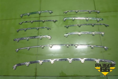 Накладка на решетку радиатора (после 2015г комплект) для Toyota Land Cruiser (200) с 2008г (Ленд Крузер)