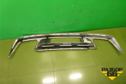 Юбка заднего бампера (до 2020г под парктроник) (5NA807568A) для Volkswagen Tiguan с 2016г (Тигуан)