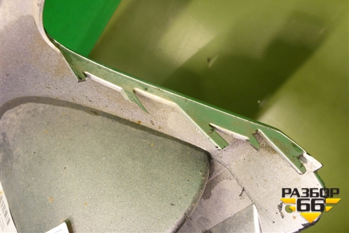 Юбка заднего бампера (до 2020г под парктроник) (5NA807568A) для Volkswagen Tiguan с 2016г (Тигуан)