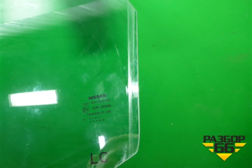 Стекло двери задней левой (2019г) для Nissan Qashqai (J11E) с 2013г (Кашкай)