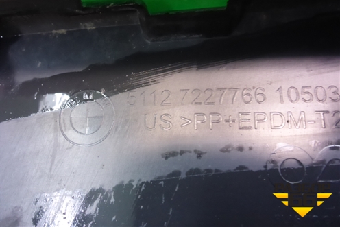 Юбка заднего бампера (после 2010г под парктроник) (51127227766) для BMW X5 E70 с 2007-2013г (Х5 Е70)
