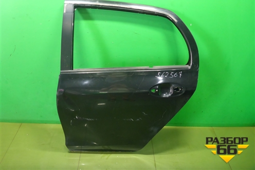 Дверь задняя левая (670040D110) для Toyota Yaris с 2005-2011г (Ярис)
