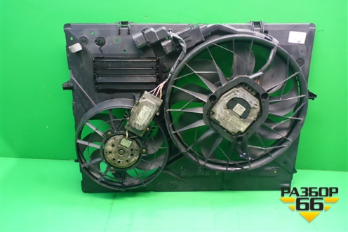 Вентилятор охлаждения радиатора (7L0121203G) для Porsche Cayenne с 2003-2010г (Каен)