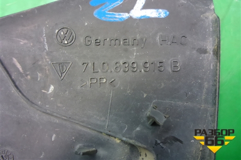 Накладка двери задней левой (с торца задняя) (7L0839915B) для Porsche Cayenne с 2003-2010г (Каен)