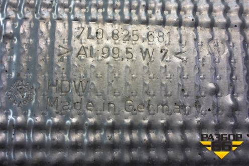 Экран тепловой (7L0825681) для Porsche Cayenne с 2003-2010г (Каен)