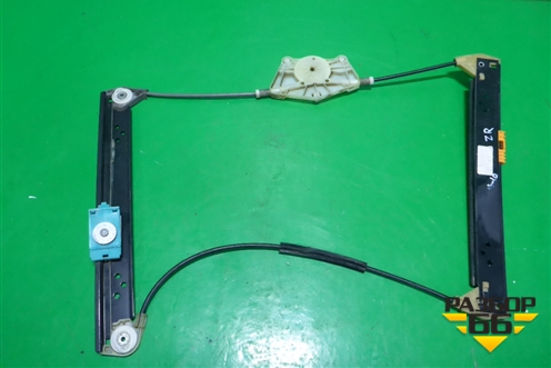 Стеклоподъёмник электрический задний правый (без моторчика) для Volkswagen Touareg c 2002-2010г (Туарег)