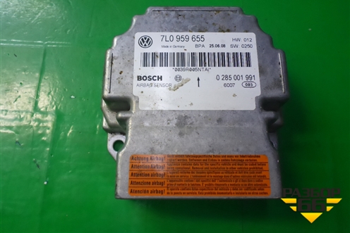 Блок управления AIR BAG (7L0959655) для Volkswagen Touareg c 2002-2010г (Туарег)