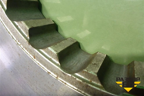 Диск тормозной передний вентилируемый (410мм новый) (14620810A) для Volvo TRUCK FH с 2002-2008г (ФШ)