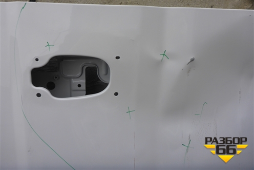 Дверь сдвижная (высокий кузов правая не под стекло) (9008Q1) для Citroen Jumper с 2006г (Джампер)