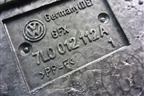 Ящик инструментальный в багажник (7L0012112A) для Volkswagen Touareg c 2002-2010г (Туарег)