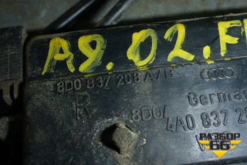 Ручка наружная двери передней правой для Audi A8 с 1998-2003г (А8) (8D0837208A)