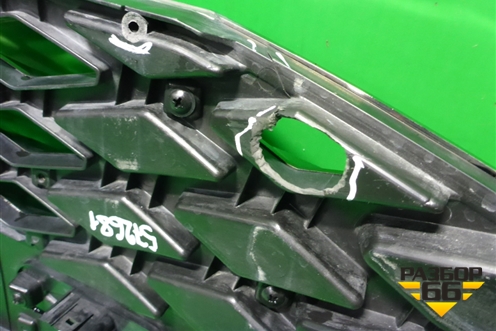 Решетка радиатора (после 2020г под парктроник) (86366H5520) для Hyundai Solaris с 2017г (Солярис)