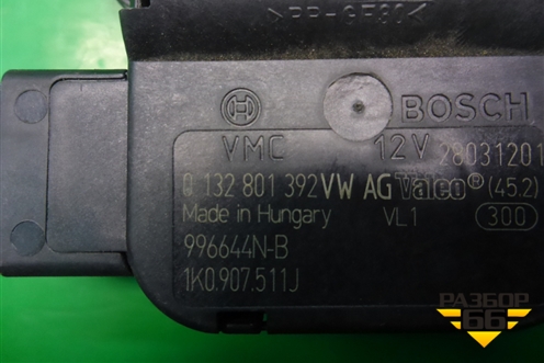 Моторчик заслонки отопителя (1K0907511J) для Skoda Octavia (А5) с 2004-2013г (Октавия)