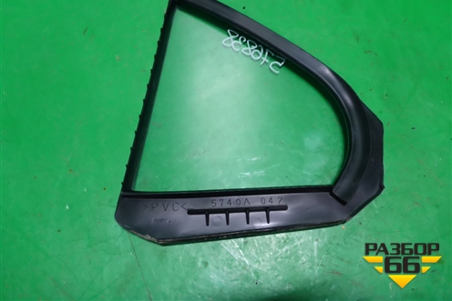 Стекло двери задней правой форточка (седан) для Mitsubishi Lancer-X с 2007г (Лансер)