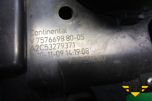 Заслонка дроссельная электрическая (N14B16AB 1.6л EP6 турбо) для Mini Cooper R56 с 2005-2014г (Купер)