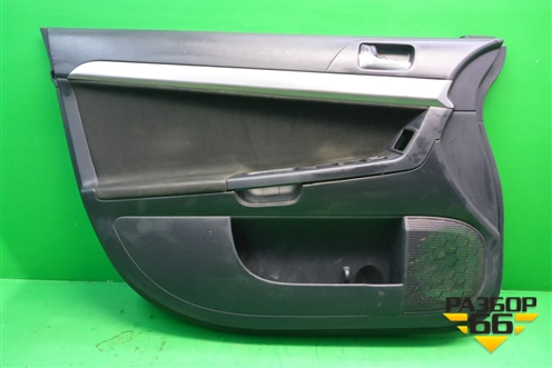 Обшивка двери передней левой под электрику для Mitsubishi Lancer-X с 2007г (Лансер)