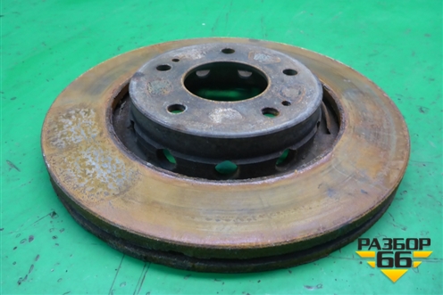 Диск тормозной передний вентилируемый (под 2-х поршневые) для Mitsubishi Lancer-X с 2007г (Лансер)