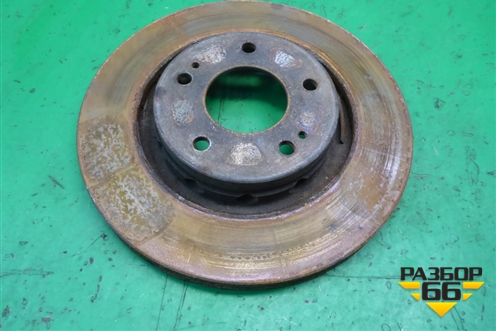 Диск тормозной передний вентилируемый (под 2-х поршневые) для Mitsubishi Lancer-X с 2007г (Лансер)